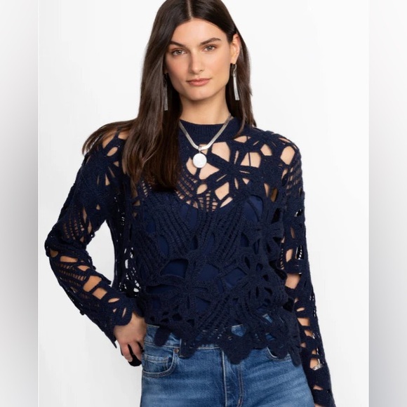 Johnny Was Sweaters - NWT Johnny Was “The Crochet Pullover” – Size X-Large